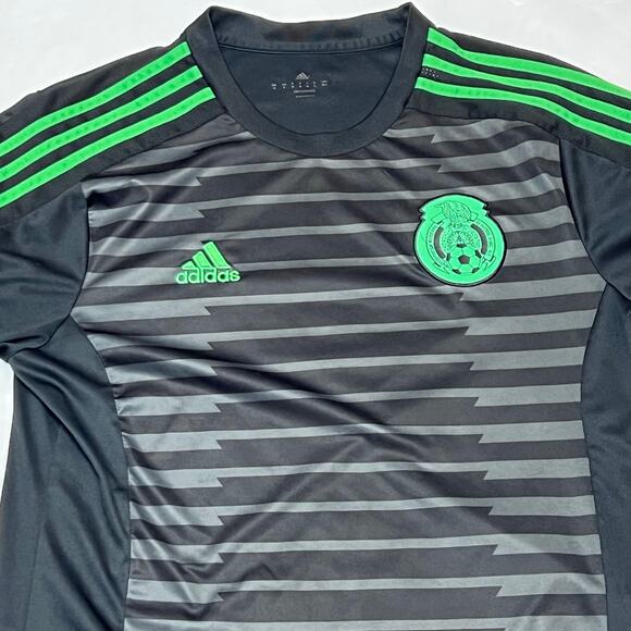 Adidas Mexico National Soccer Team 2015 / 2016 Home Jersey Mens Medium Used - Picture 3 of 5